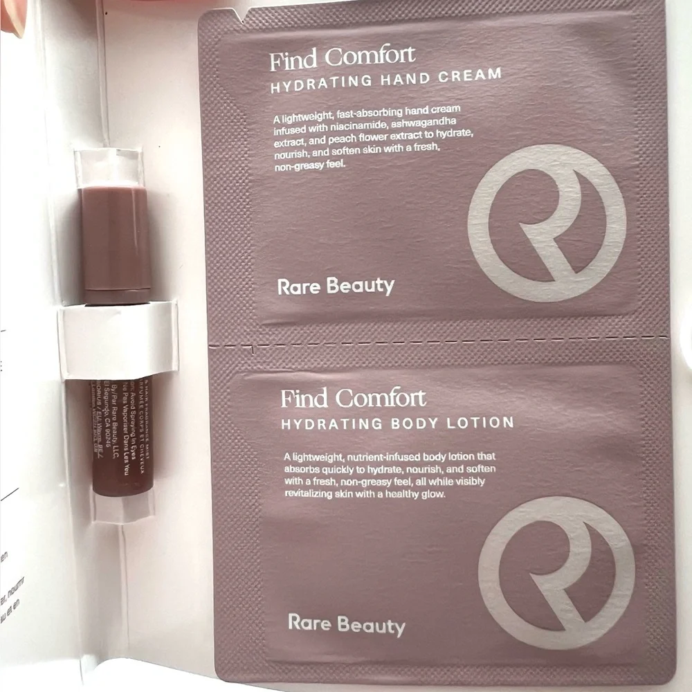 5 for 25⚡️Rare Beauty Mist, Hand Cream, Body Lotion Set 5.5ml